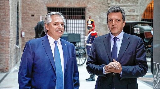 Alberto Fernández y Sergio Massa evaluaron que hay una cierta sensación de estabilidad