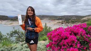 La santafesina Vanesa García compitió en la maratón de Querétaro en México.