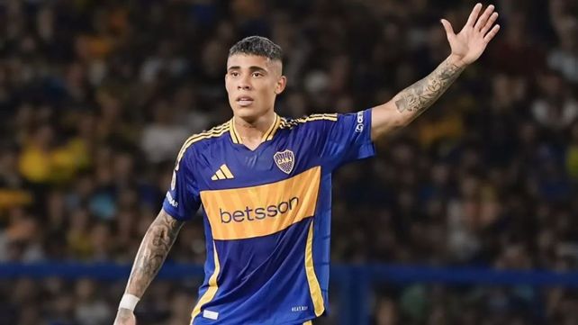 El futbolista de Boca Ayrton Costa.