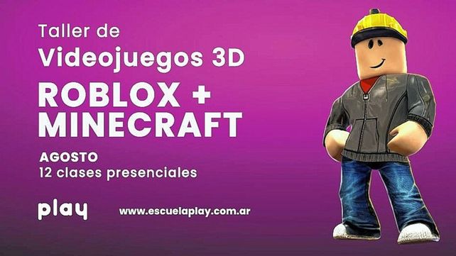 Escuela Play presenta su taller de videojuego 3D Roblox + Minecraft en Santa Fe Escuela Play presenta su taller de videojuego 3D Roblox + Minecraft en Santa Fe