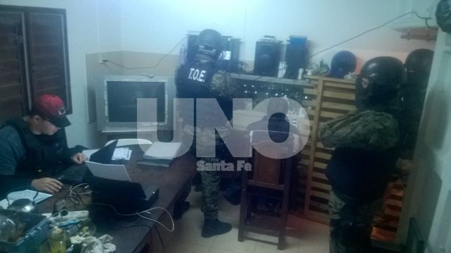 En Rafaela. El hampón no se resistió cuando el cuerpo de élite lo encontró en el interior de la vivienda.&nbsp;