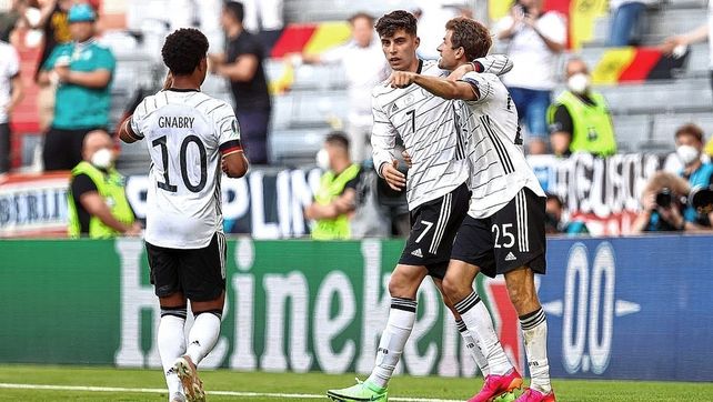 Alemania goleó a Portugal por la Eurocopa en Munich.