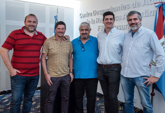 Diego Pilichody, José Luis Moreno, Juan Pujol, Andrés González y Sergio Rodríguez