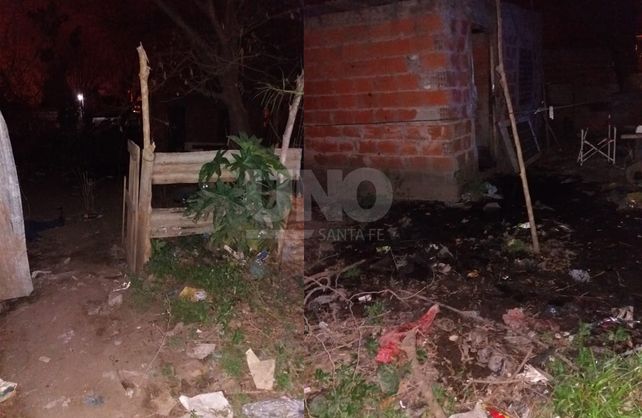 El lugar en dónde sucedió el crimen.