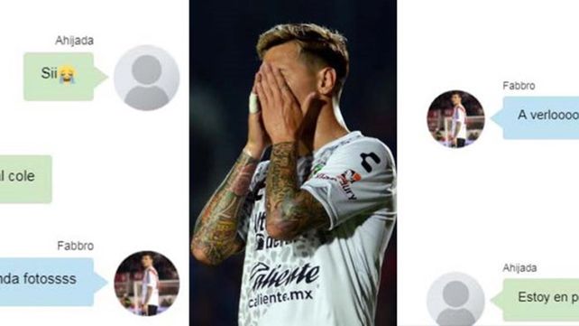 Filtraron los chats hot de Jonathan  Fabbro con su ahijada menor de edad