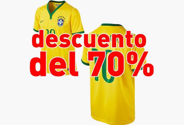 Tras la humillación, la camiseta de Brasil vale un 70% menos