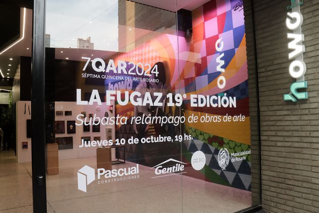 Propaganda para difundir la subasta La Fugaz, de la que Pascual Construcciones formó parte.