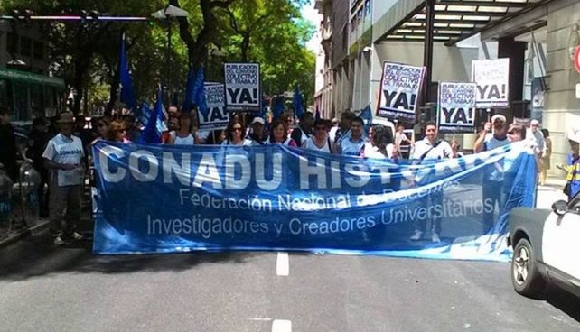 Por el ajuste en Educación, la Conadu para por 48 horas