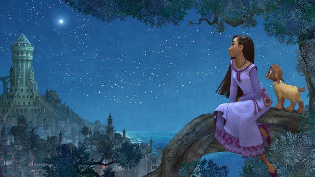 “Wish: El poder de los deseos” combina el dibujo a mano alzada y las acuarelas con la animación por computadora.&nbsp;