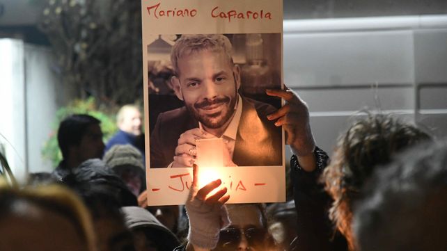 Varias figuras mediáticas participaron de la marcha contra Lotocki
