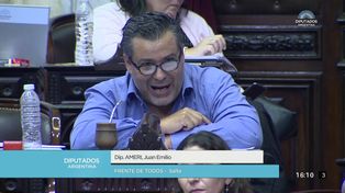 Juan Ameri, tras la escena sexual en vivo, tuvo que renunciar a su banca.