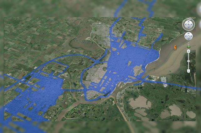 Google Street View muestra la ciudad de Santa Fe, pero deja afuera a la zona oeste