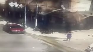Video: así fue el derrumbe de balcones en Mar del Plata