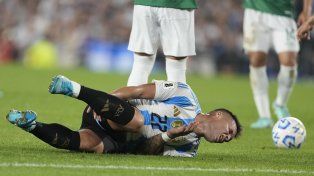 Toro dolorido. Lautaro Martínez tiene una dolencia muscular y será baja obligada para las Eliminatorias.