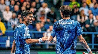 Argentina cayó en el partido de dobles ante Finlandia por la Copa Davis.