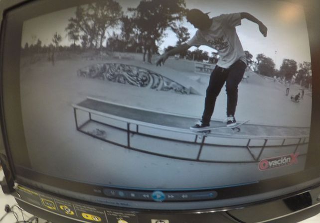 En el skatepark de Córdoba siempre se pueden ver buenas pruebas