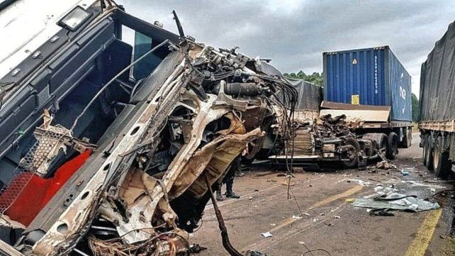 El accidente sucedió en el kilómetro 283 de la Autovía Artigas.