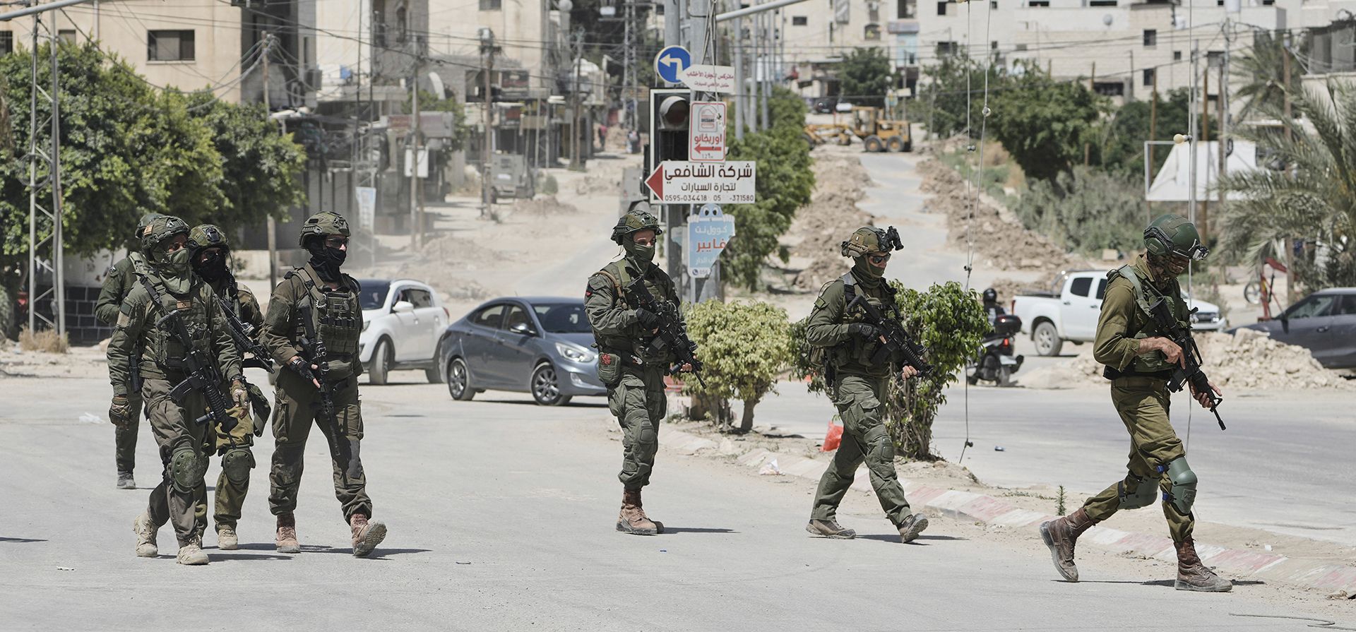 Soldados israelíes durante una operación militar en Tulkarem, Cisjordania, el lunes 26 de mayo de 2025. (Foto AP/Majdi Mohammed) Soldados israelíes durante una operación militar en Tulkarem, Cisjordania, el lunes 26 de mayo de 2025. (Foto AP/Majdi Mohammed)