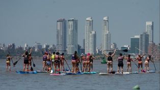 La travesía ya está instalada en Rosario.
