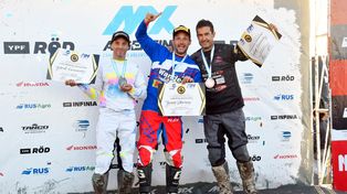 Salió campeón de motocross dejando la bandera de la ciudad en lo más alto