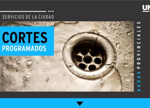 Trabajos programados por Aguas Santafesinas