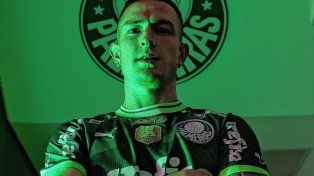Moreno fue presentado en Palmeiras y se irá de Racing cuando termine la Copa de la Liga