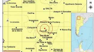 Un temblor de magnitud 5 sacudió la madrugada de Tucumán y despertó a los vecinos