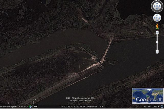 Difunden imágenes de los terraplenes existentes en las islas de Victoria