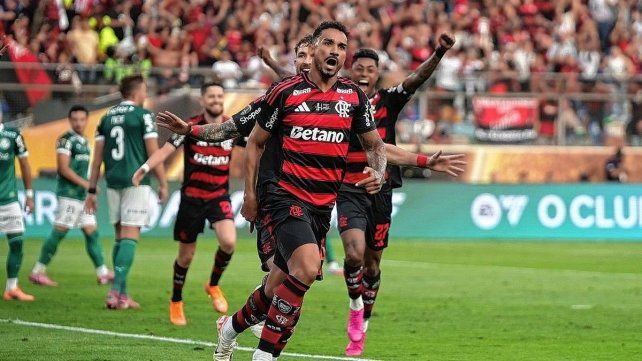 Flamengo venció a Palmeiras y se consagró campeón de la Copa Libertadores.