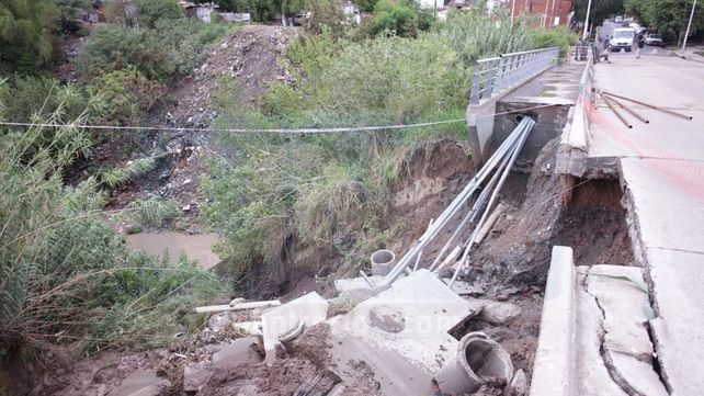 Paraná: el puente de calle Moreno está en riesgo