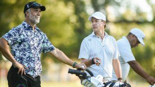 Batistuta volvió a Rosario y sorprendió en el Abierto del Litoral
