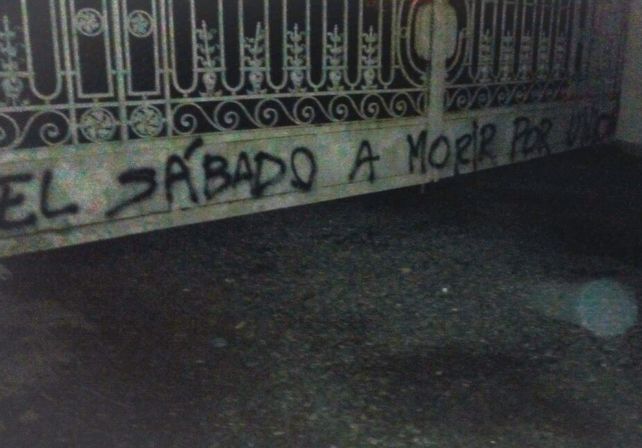 #ClásicoSantafesino: aparecieron pintadas en Casasol en apoyo al plantel Tatengue