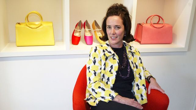 La diseñadora Kate Spade.