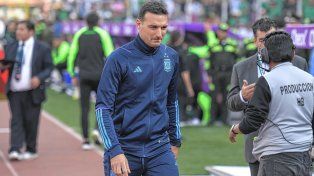 Lionel Scaloni y el gran trabajo de su equipo en La Paz.