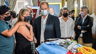 Gustavo Bordet rescató los valores humanos y la estatura política del exgobernador Jorge Busti.