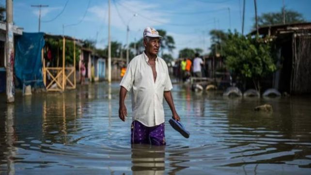 Inundaciones en Perú provocadas por el fenómeno de El Niño Costero.&nbsp;