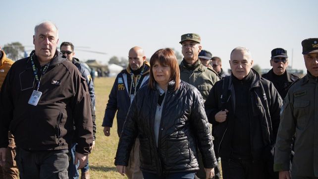 La ministra de Seguridad Patricia Bullrich se encuentra en Corrientes