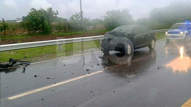Violento choque en las rutas santafesinas dejó el saldo de un muerto y cuatro heridos