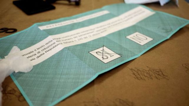 Referéndum Italia 2022: los sobres serán recibidos hasta las 16 del jueves 9 de junio próximo.