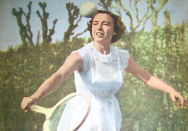 Mary Terán fue una de las más destacadas tenistas argentinas