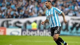 Cardona se reintegró a los entrenamientos con Racing y podría estar disponible frente a Boca.