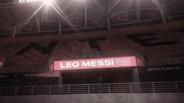 Inter Miami bautiza una tribuna con el nombre de Messi