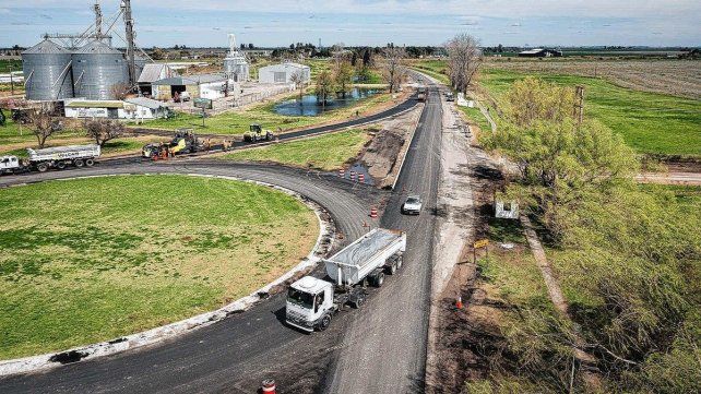 Avanza la rehabilitación de la ruta provincial 32 en Paraná: un 68% de progreso en los trabajos.