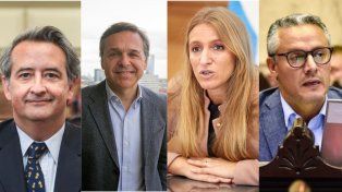 Mayoraz, Giuliano, Carignano, y Núñez, candidatos a diputados por Santa Fe.
