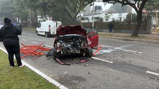 Choque a más de 100 km/h en la Costanera Oeste: el conductor estaba fuera de sí y casi provoca una tragedia