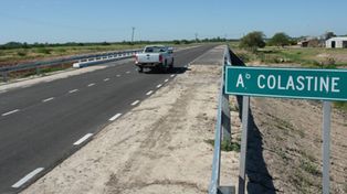 Arroyo Colastiné sobre la ruta 11 entre Coronda y Arocena