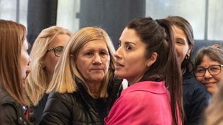 Encuentro espiritual. Un integrante de la comitiva, explicó que existe una vinculación desde hace un tiempo con la religiosa de 44 años. &nbsp;