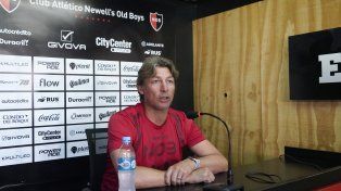 Gabriel Heinze, DT rojinegro, habló en rueda de prensa.