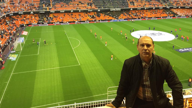 Rubén Ciraolo fue un exquisito gambeteador que jugó en Newells y hace más de tres décadas vive en Valencia.