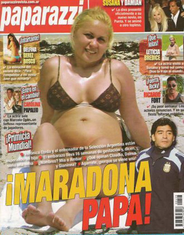 Maradona ser&aacute; pap&aacute; por cuarta vez